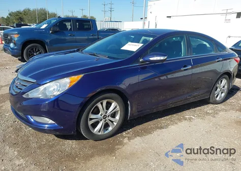 2013 Hyundai Sonata Limited z USA, uszkodzony, nr VIN 5NPEC4AC9DH697870